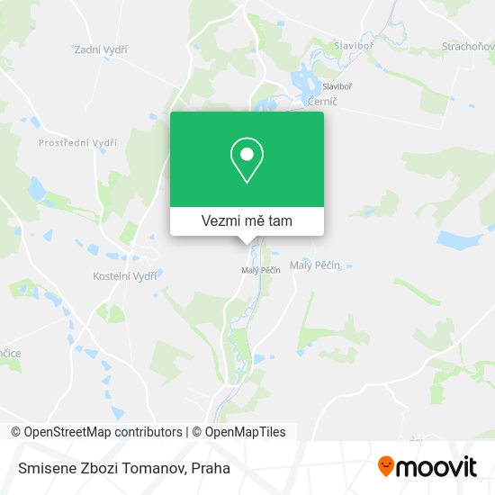 Smisene Zbozi Tomanov mapa