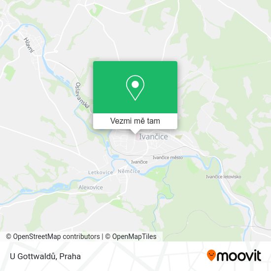 U Gottwaldů mapa