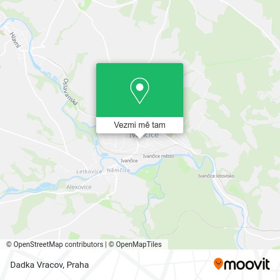 Dadka Vracov mapa