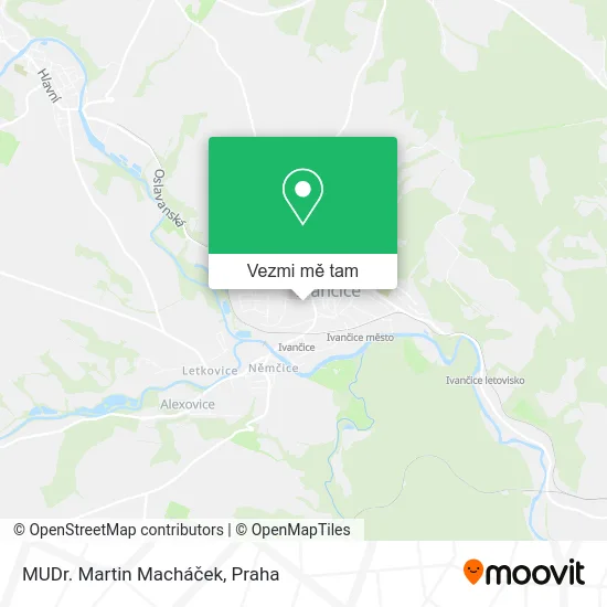 MUDr. Martin Macháček mapa