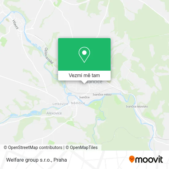 Welfare group s.r.o. mapa