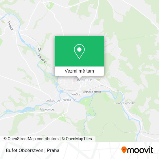 Bufet Obcerstveni mapa