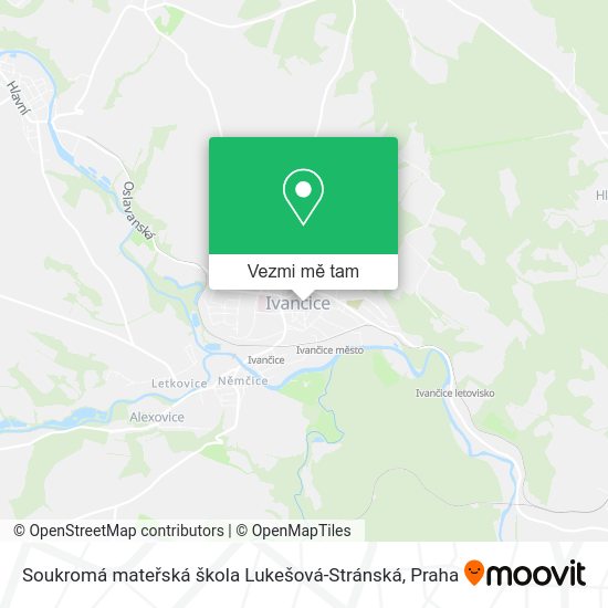 Soukromá mateřská škola Lukešová-Stránská mapa