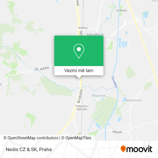 Nedis CZ & SK mapa
