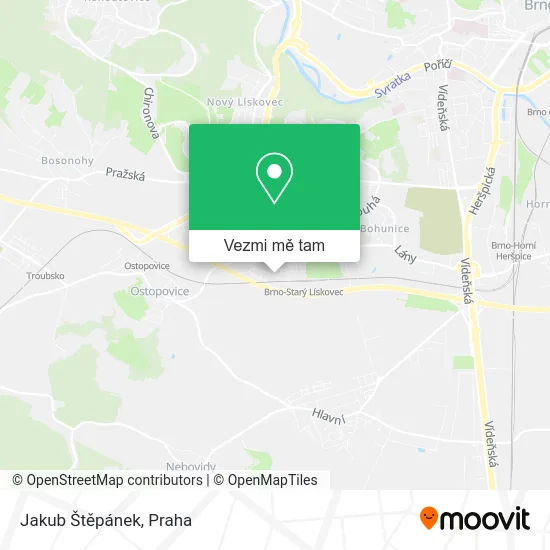 Jakub Štěpánek mapa