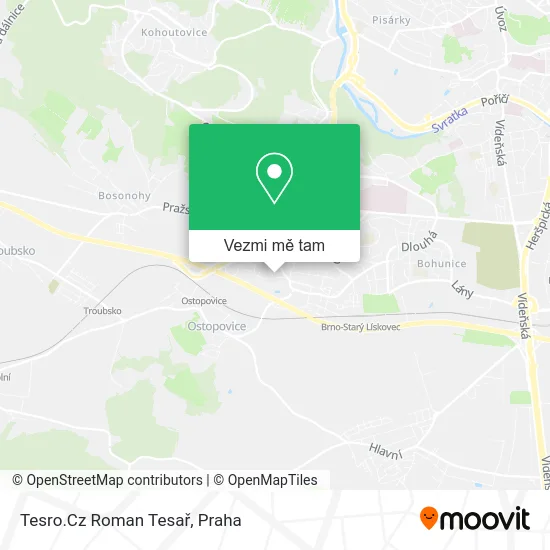Tesro.Cz Roman Tesař mapa