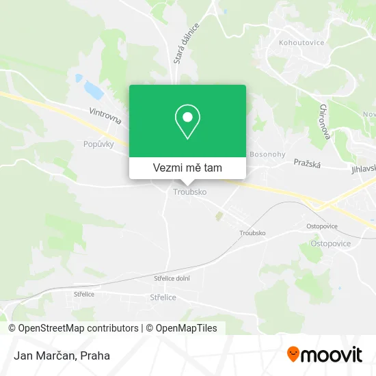 Jan Marčan mapa