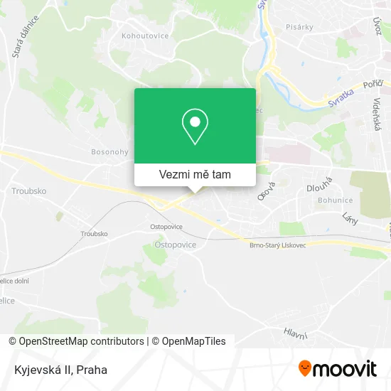 Kyjevská II mapa
