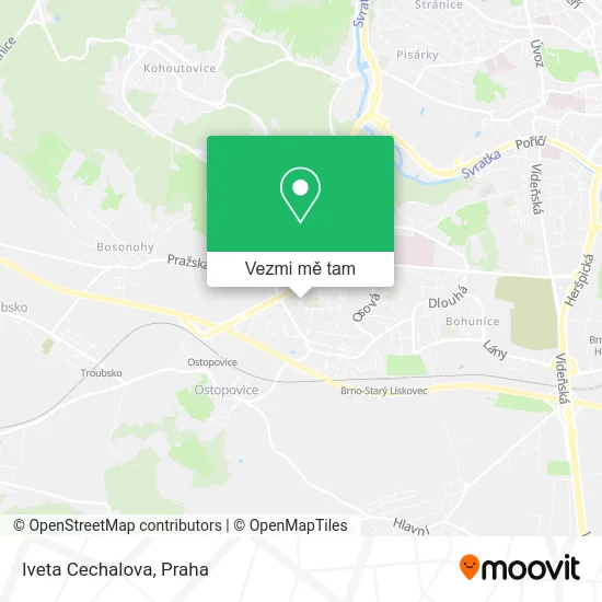Iveta Cechalova mapa