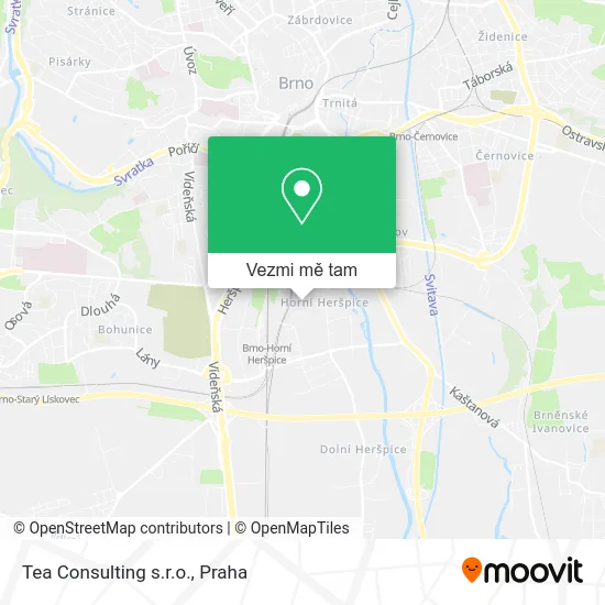 Tea Consulting s.r.o. mapa
