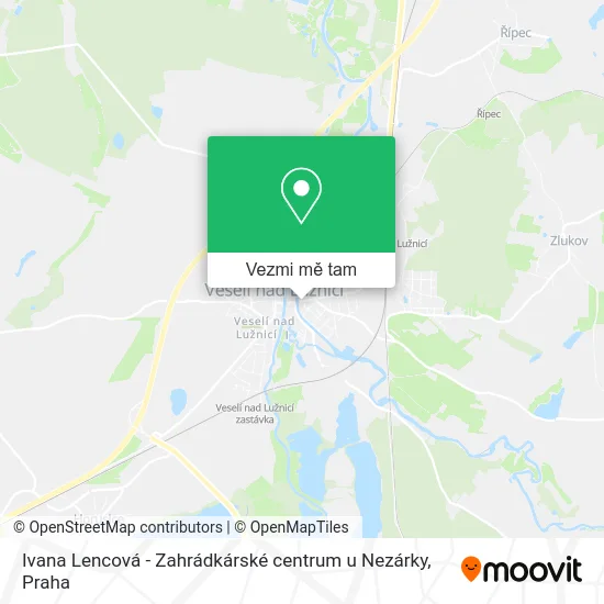 Ivana Lencová - Zahrádkárské centrum u Nezárky mapa