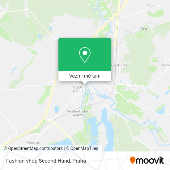 Fashion shop Second Hand mapa