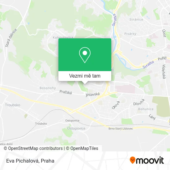 Eva Pichalová mapa