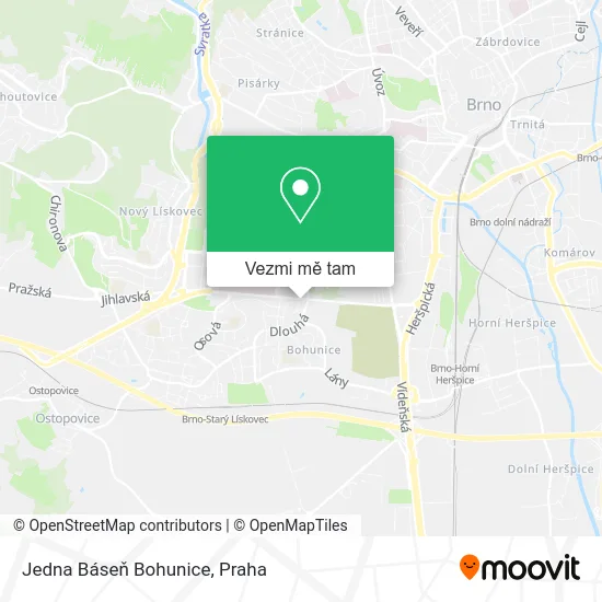 Jedna Báseň Bohunice mapa
