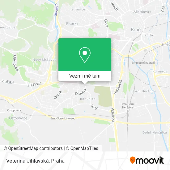 Veterina Jihlavská mapa