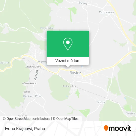 Ivona Krajcová mapa