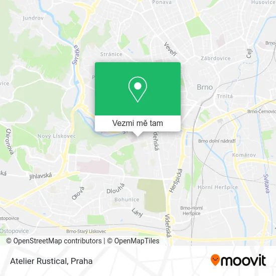 Atelier Rustical mapa