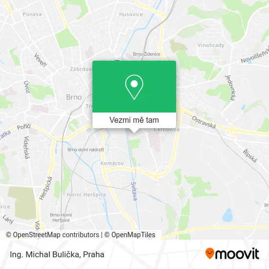 Ing. Michal Bulička mapa