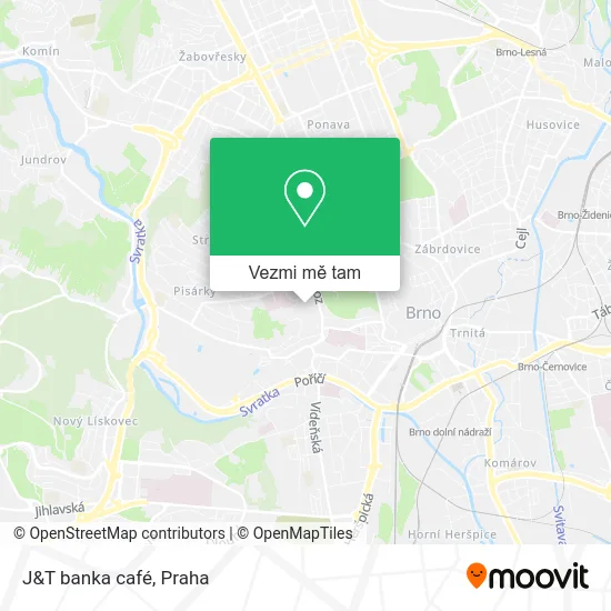 J&T banka café mapa