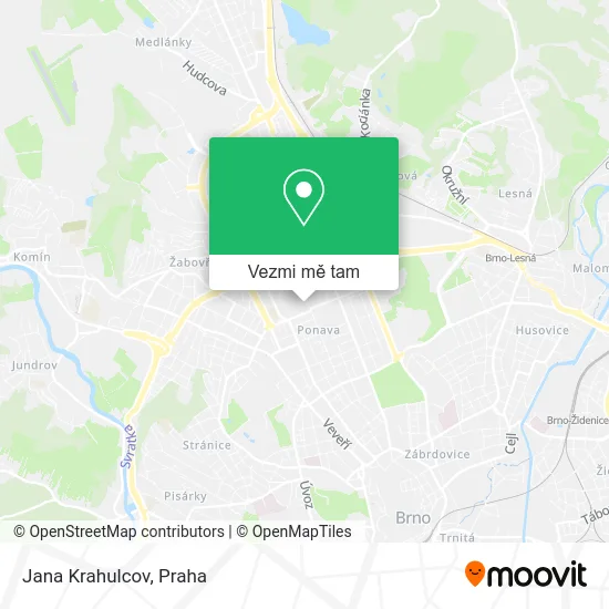 Jana Krahulcov mapa