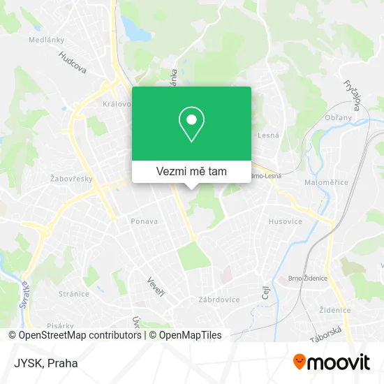 JYSK mapa