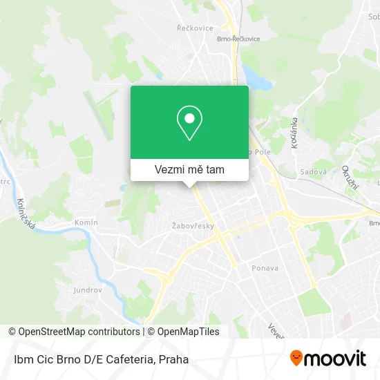 Ibm Cic Brno D/E Cafeteria mapa