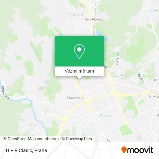 H + R Clasic mapa