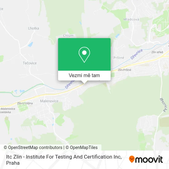 Itc Zlin - Institute For Testing And Certification Inc mapa