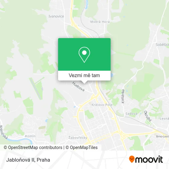 Jabloňová II mapa