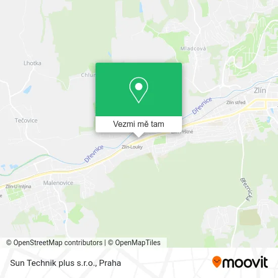 Sun Technik plus s.r.o. mapa