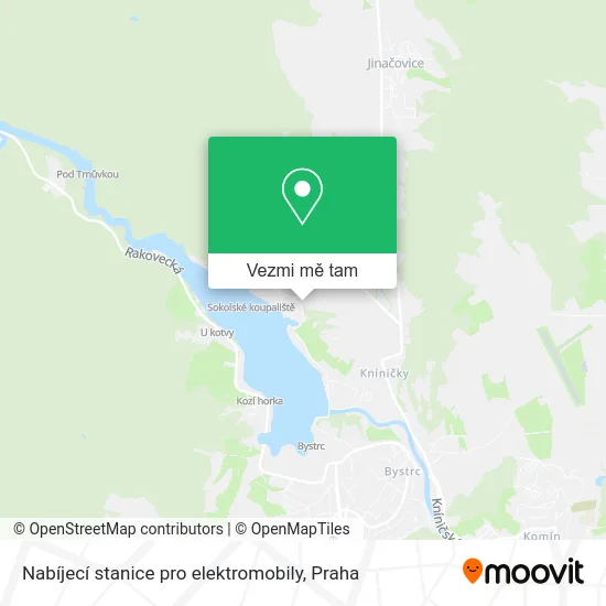Nabíjecí stanice pro elektromobily mapa