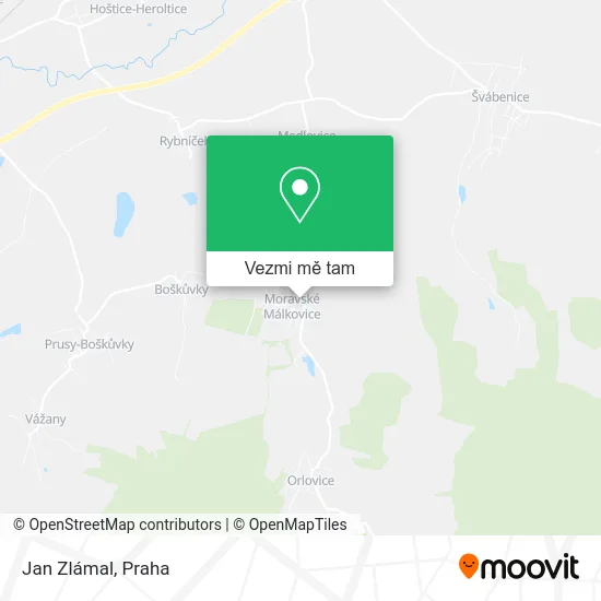 Jan Zlámal mapa