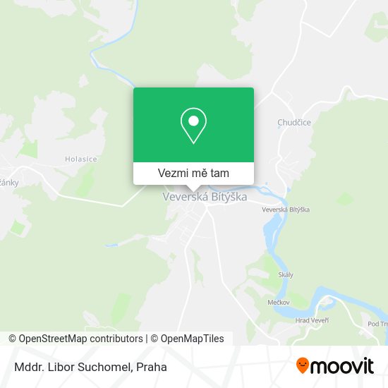 Mddr. Libor Suchomel mapa