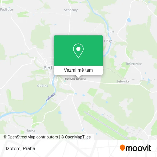 Izotem mapa