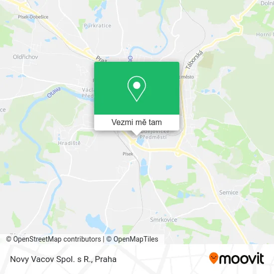 Novy Vacov Spol. s R. mapa