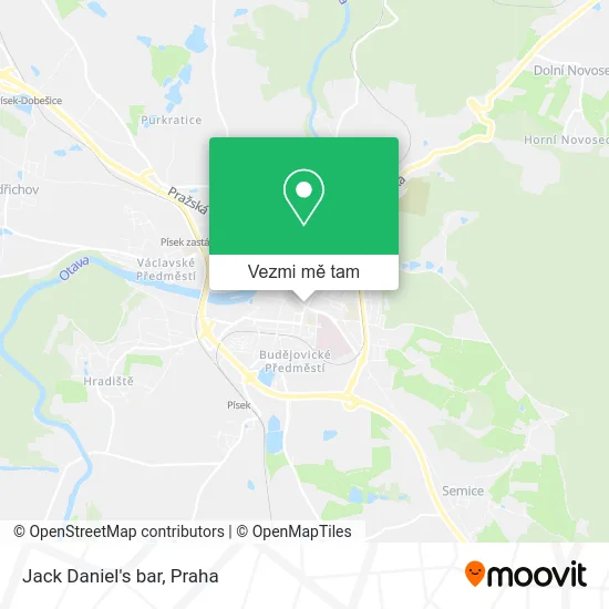 Jack Daniel's bar mapa