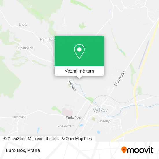 Euro Box mapa