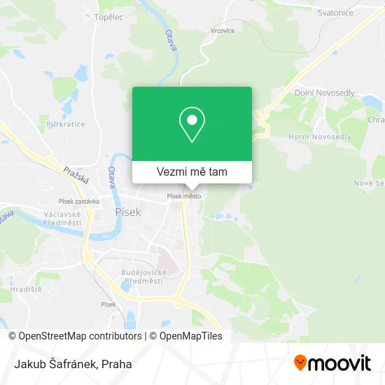 Jakub Šafránek mapa