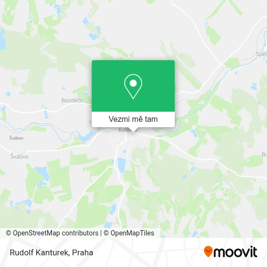 Rudolf Kanturek mapa