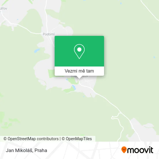 Jan Mikoláš mapa