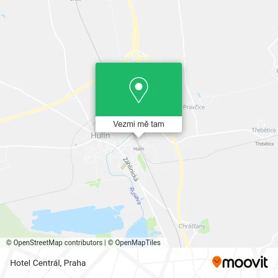 Hotel Centrál mapa
