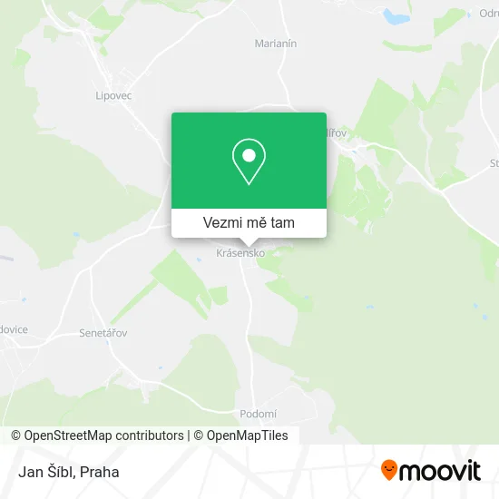 Jan Šíbl mapa