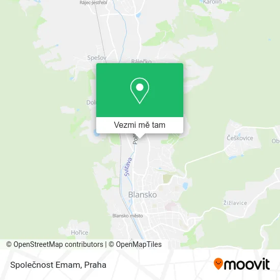 Společnost Emam mapa