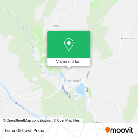 Ivana Okálová mapa