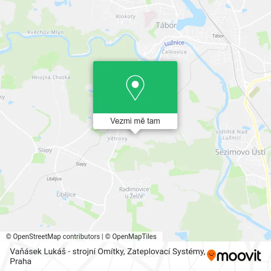 Vaňásek Lukáš - strojní Omítky, Zateplovací Systémy mapa