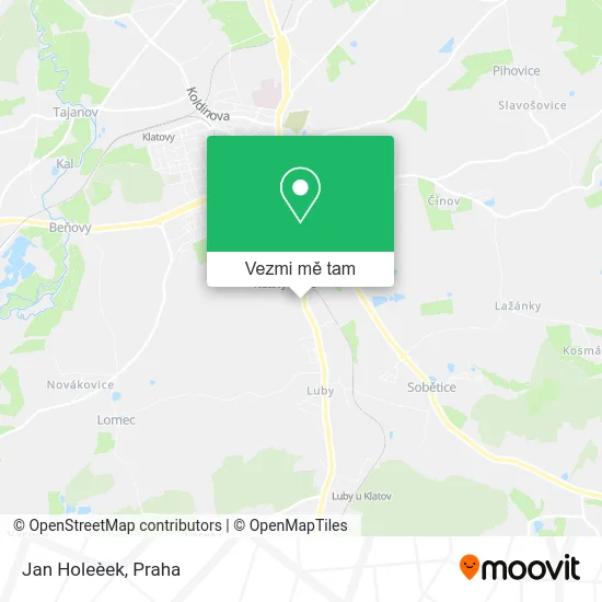 Jan Holeèek mapa