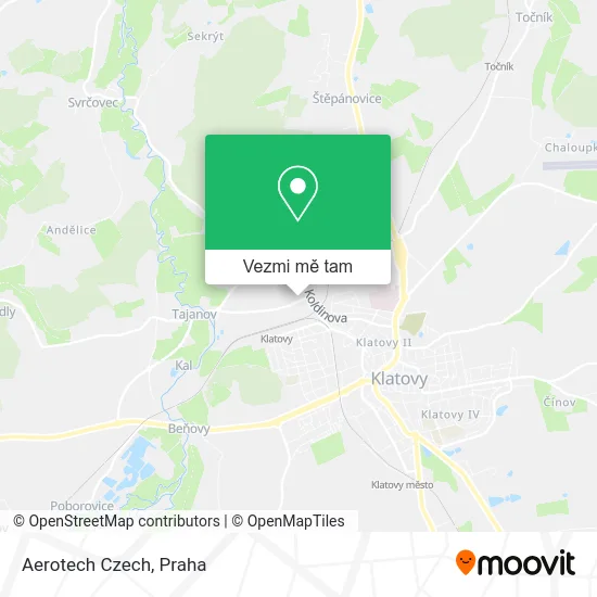 Aerotech Czech mapa