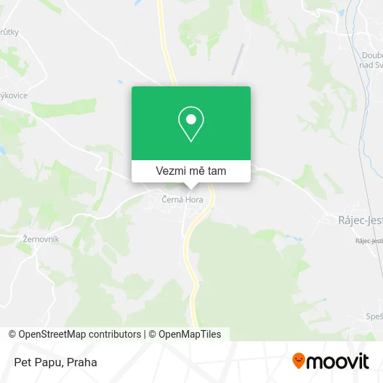 Pet Papu mapa