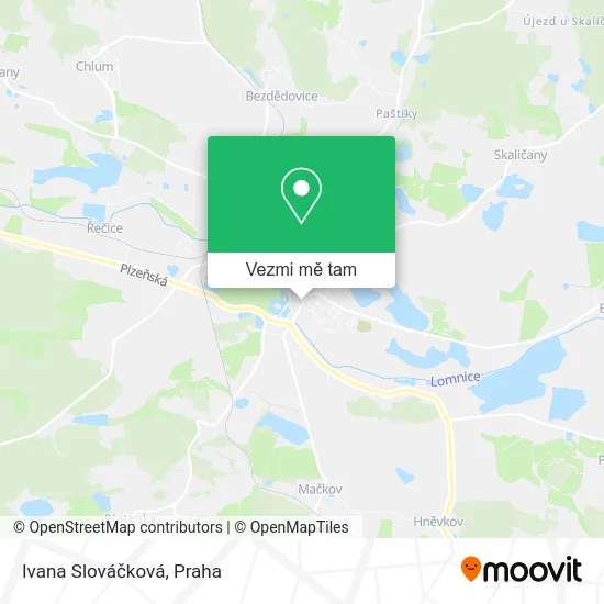 Ivana Slováčková mapa