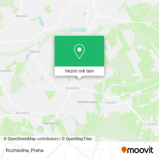 Rozhledna mapa